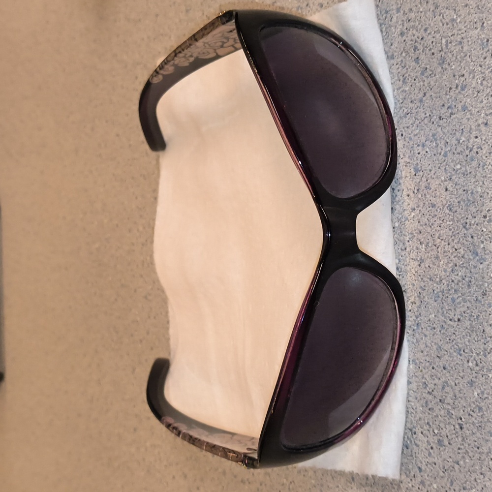 Purple & Cream Decorative 100% UV Protection Sunglasses